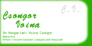 csongor voina business card